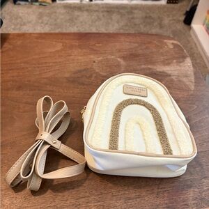 Bath & Body Works Cream and Tan Rainbow Bag